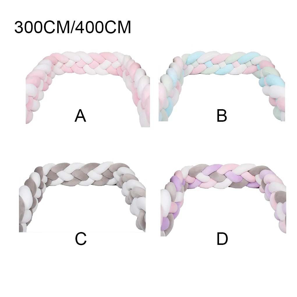 

Baby Crib Rail Bumper Home Bedroom Soft Newborn Bed Around Protective Cushion Head Protector Bedding Protection