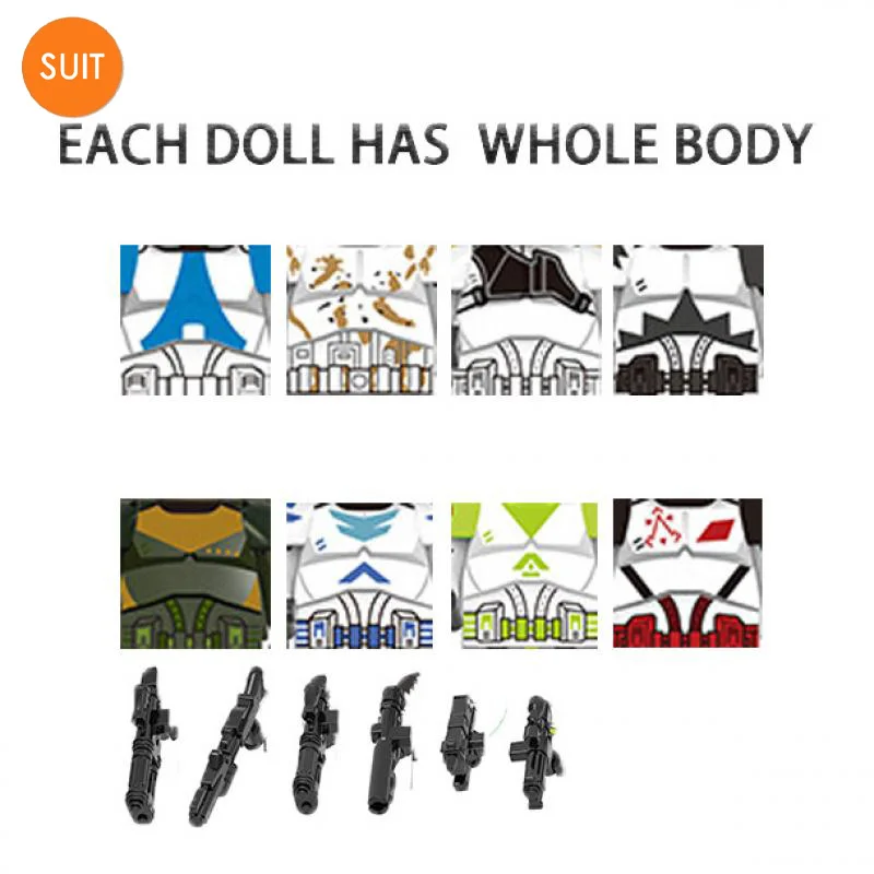 Suit Star Space Wars Mini Figures Blocks Bricks Building Blocks Diy Assembled Model Educational Toys Gifts for Kids X0303
Suit Star Space Wars Mini Figures Blocks Bricks Building Blocks Diy Assembled Model Educational Toys Gifts for Kids X0303