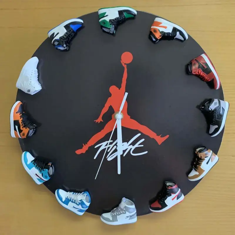 12-Inch Basketball Shoes Wall Clock Modern Design Decoration Living Room Clocks Ornaments 3D Shoe Model Sports Creative Clocks
12-Inch Basketball Shoes Wall Clock Modern Design Decoration Living Room Clocks Ornaments 3D Shoe Model Sports Creative Clocks