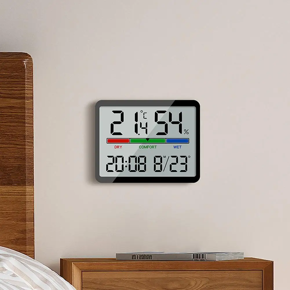 Indoor Thermometer Hygrometer Room Temperature Gauge Humidity Monitor for Home Electronic Alarm Clock Digital Thermometer Meter
Indoor Thermometer Hygrometer Room Temperature Gauge Humidity Monitor for Home Electronic Alarm Clock Digital Thermometer Meter