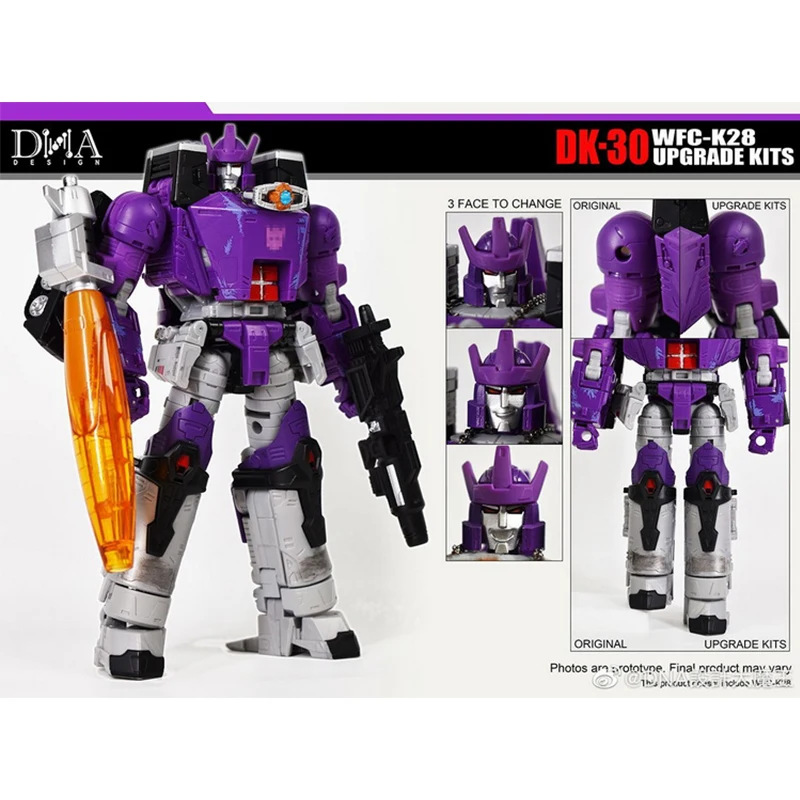 

in stock DNA Design DK-30 DK30 For WFC-K28 Galvatron Upgrade Kits 3rd Party Transformation Toys Action Figures Accessories
