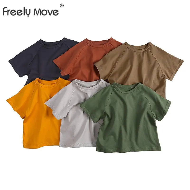 2023 New Summer Children's Clothing Solid Short Sleeve Loose Kids Clothes Boys T-shirt Tops Girls Tee Unisex Shirts
2023 New Summer Children's Clothing Solid Short Sleeve Loose Kids Clothes Boys T-shirt Tops Girls Tee Unisex Shirts