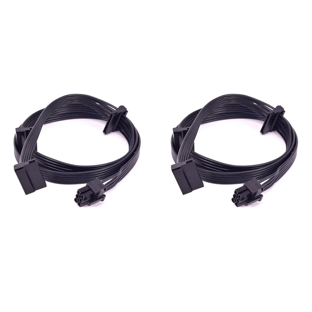 2Pcs PCIe 6Pin to 3 SATA Power Supply Cable for Seasonic Focus Plus Platinum FOCUS+ Series 850PX 750PX 650PX 550PX PSU 
2Pcs PCIe 6Pin to 3 SATA Power Supply Cable for Seasonic Focus Plus Platinum FOCUS+ Series 850PX 750PX 650PX 550PX PSU
