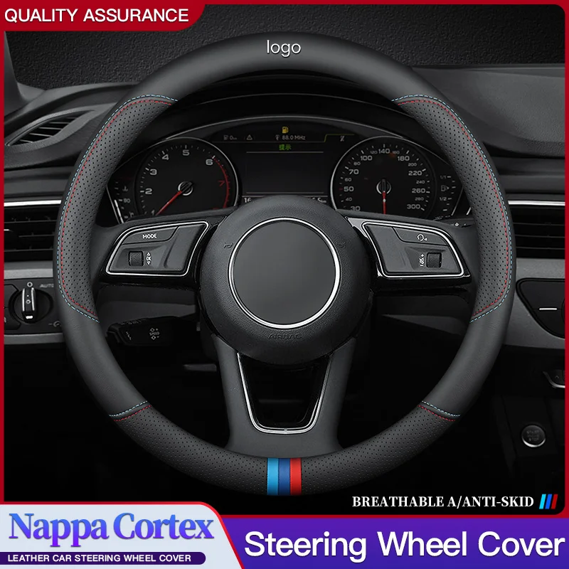Car Steering Wheel Cover For Auto Accessories Audi Genuine Leather A1 A2 A3 A4L A6L Q2L Q3 A8 Q5L Q7 A5 A7 Interior Unique Logo
Car Steering Wheel Cover For Auto Accessories Audi Genuine Leather A1 A2 A3 A4L A6L Q2L Q3 A8 Q5L Q7 A5 A7 Interior Unique Logo