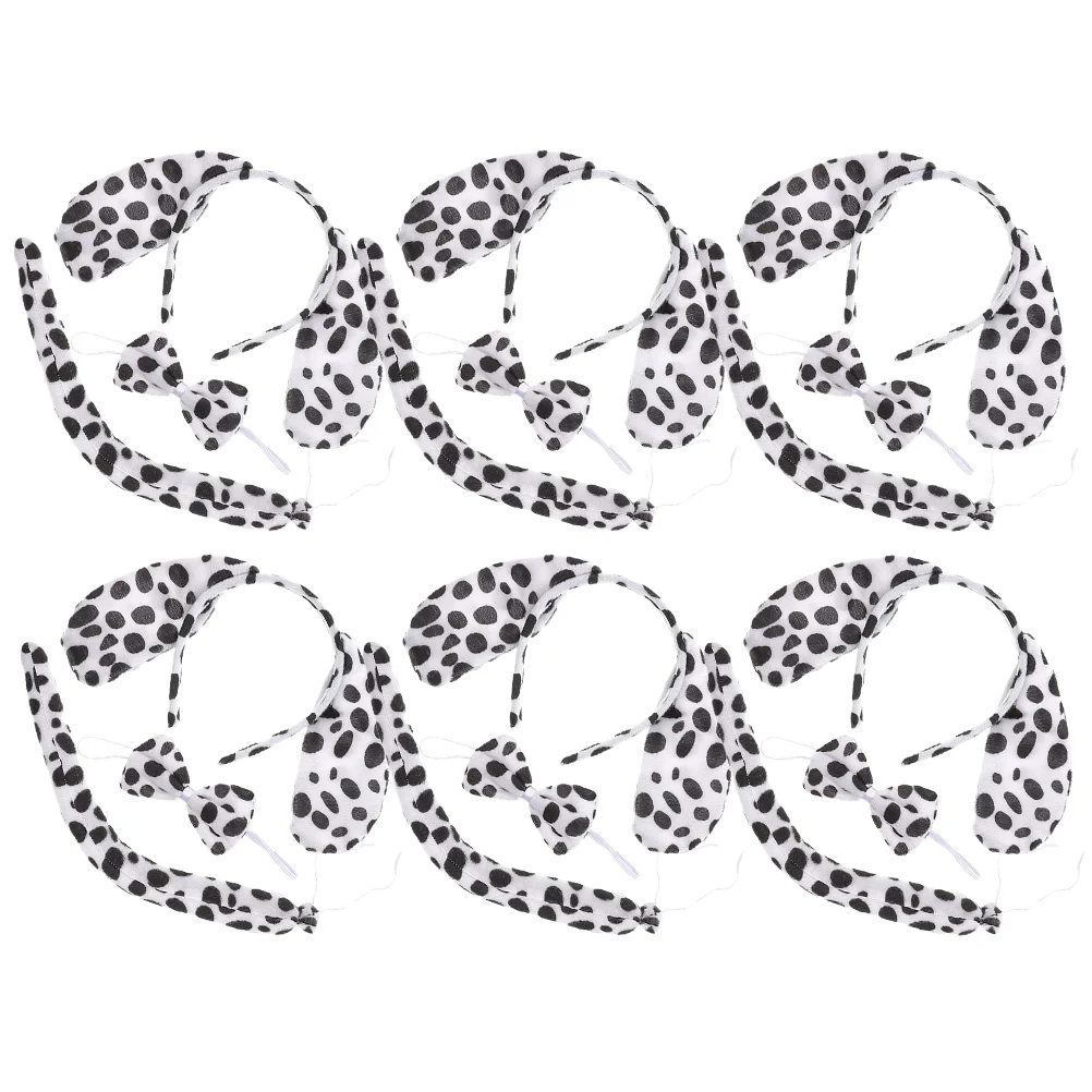 6 Sets Cosplay Dog Ears Headband Bow Tie Tail Prop Dress-up Animal Ear Hairband for Party
6 Sets Cosplay Dog Ears Headband Bow Tie Tail Prop Dress-up Animal Ear Hairband for Party