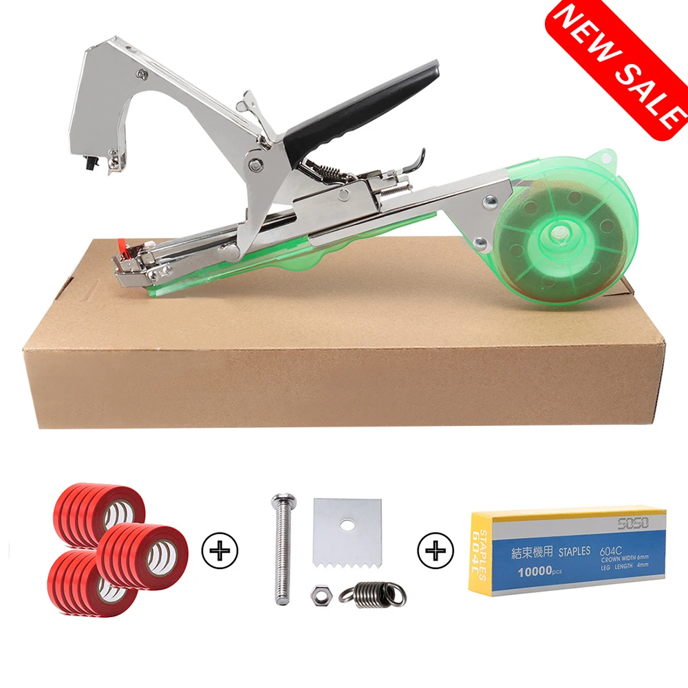 New High quality Tying Machine Plant Garden Plant Tapetool Tapener 15 Rolls Tape Set for Vegetable Tomato Cucumber Pepper Flower
New High quality Tying Machine Plant Garden Plant Tapetool Tapener 15 Rolls Tape Set for Vegetable Tomato Cucumber Pepper Flower