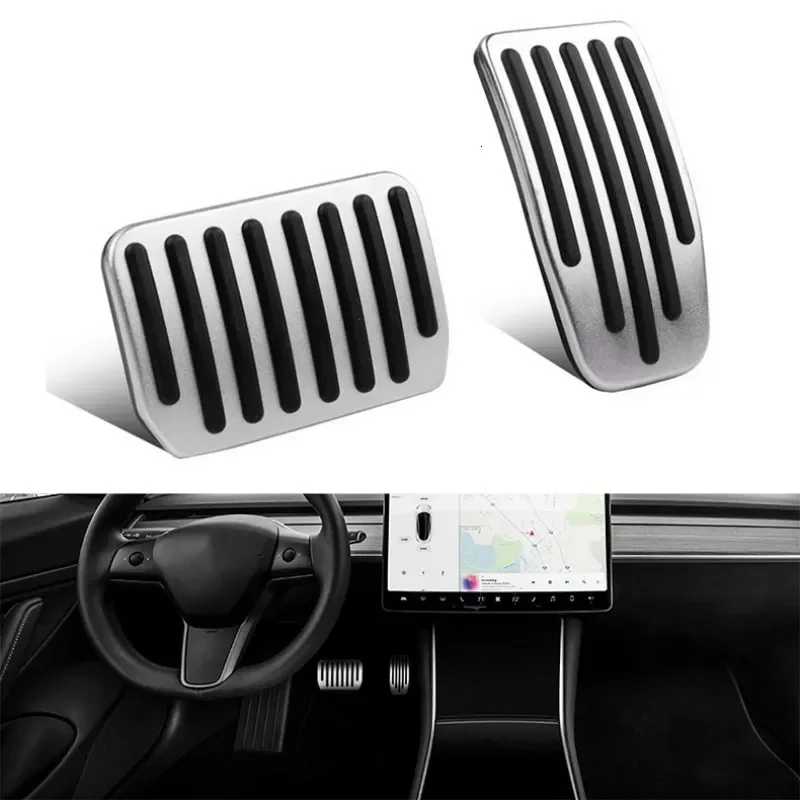 Aluminum alloy Foot Pedal For Tesla Model 3 Accelerator Gas Fuel Brake Pedal Rest Pedal Pads Mats Cover Accessories Car Styling
Aluminum alloy Foot Pedal For Tesla Model 3 Accelerator Gas Fuel Brake Pedal Rest Pedal Pads Mats Cover Accessories Car Styling