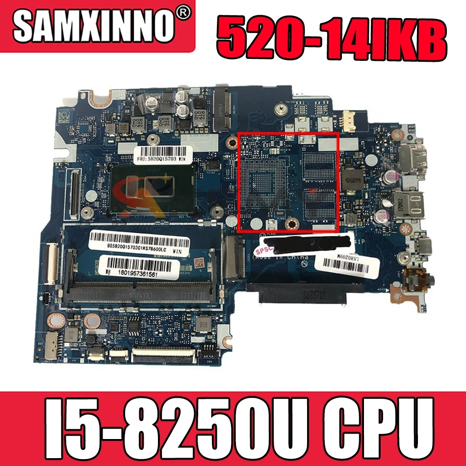 Материнская плата для Lenovo для Yoga 520-14IKB LA-E541P SR3LA протестирована 100%
Материнская плата для Lenovo для Yoga 520-14IKB LA-E541P SR3LA протестирована 100%