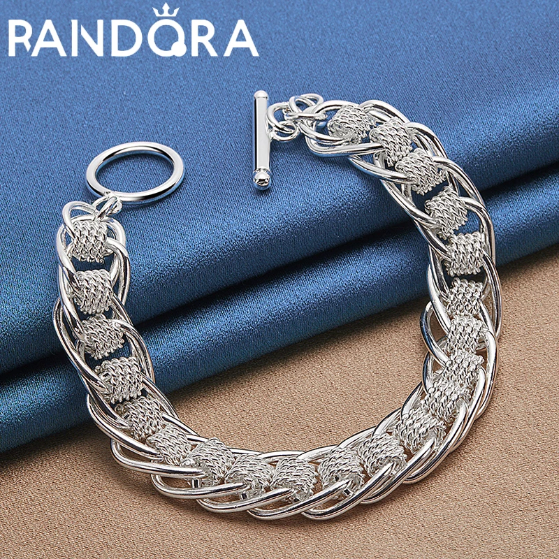 Silver Color Wave Circle Chain Bracelets For Women Man Charms Jewelry Fashion Party Wedding Engagement Accessories 8 Inch 20cm
Silver Color Wave Circle Chain Bracelets For Women Man Charms Jewelry Fashion Party Wedding Engagement Accessories 8 Inch 20cm