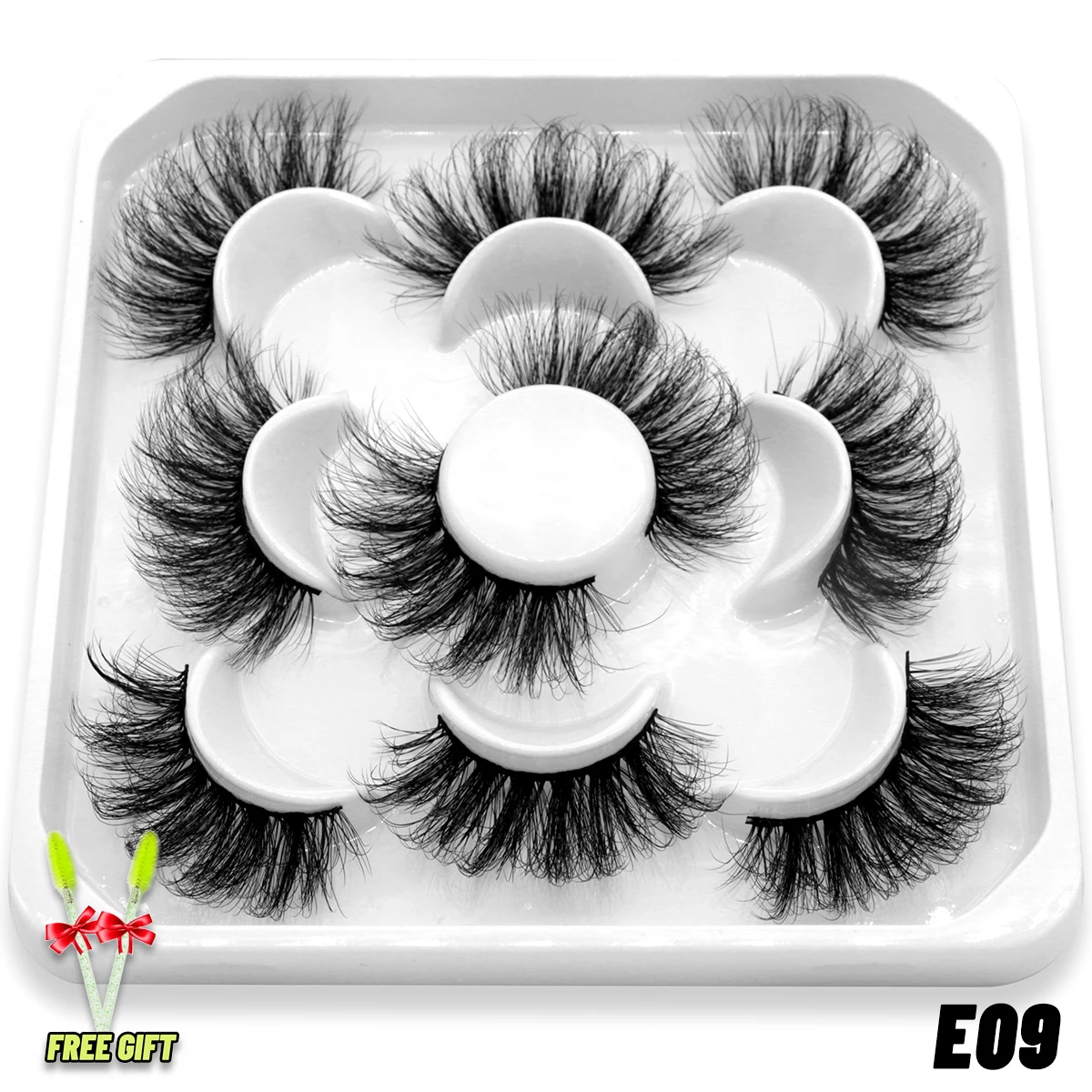 5Pairs 3D Faux Mink Eyelashes Dramatic Fluffy Wispy Beauty Makeup Fake Lashes Natural Make Up
5Pairs 3D Faux Mink Eyelashes Dramatic Fluffy Wispy Beauty Makeup Fake Lashes Natural Make Up