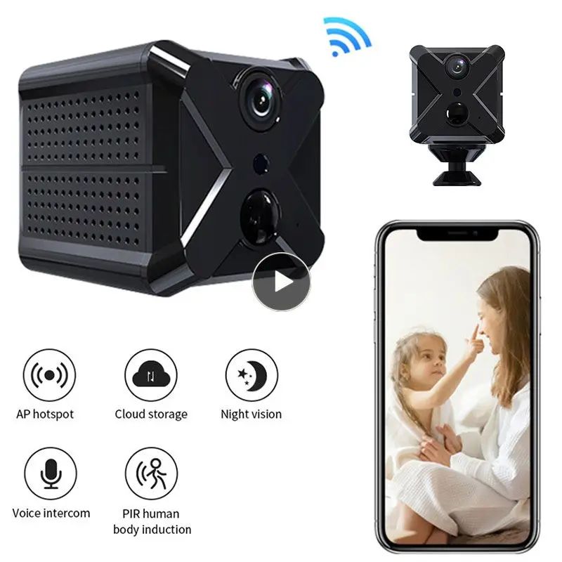 Sports Camera Non-light Dv Recording Webcam Ultra-low Power Consumption Safe And Secure Human Body Detection Mini Wifi Ip Camera
Sports Camera Non-light Dv Recording Webcam Ultra-low Power Consumption Safe And Secure Human Body Detection Mini Wifi Ip Camera
