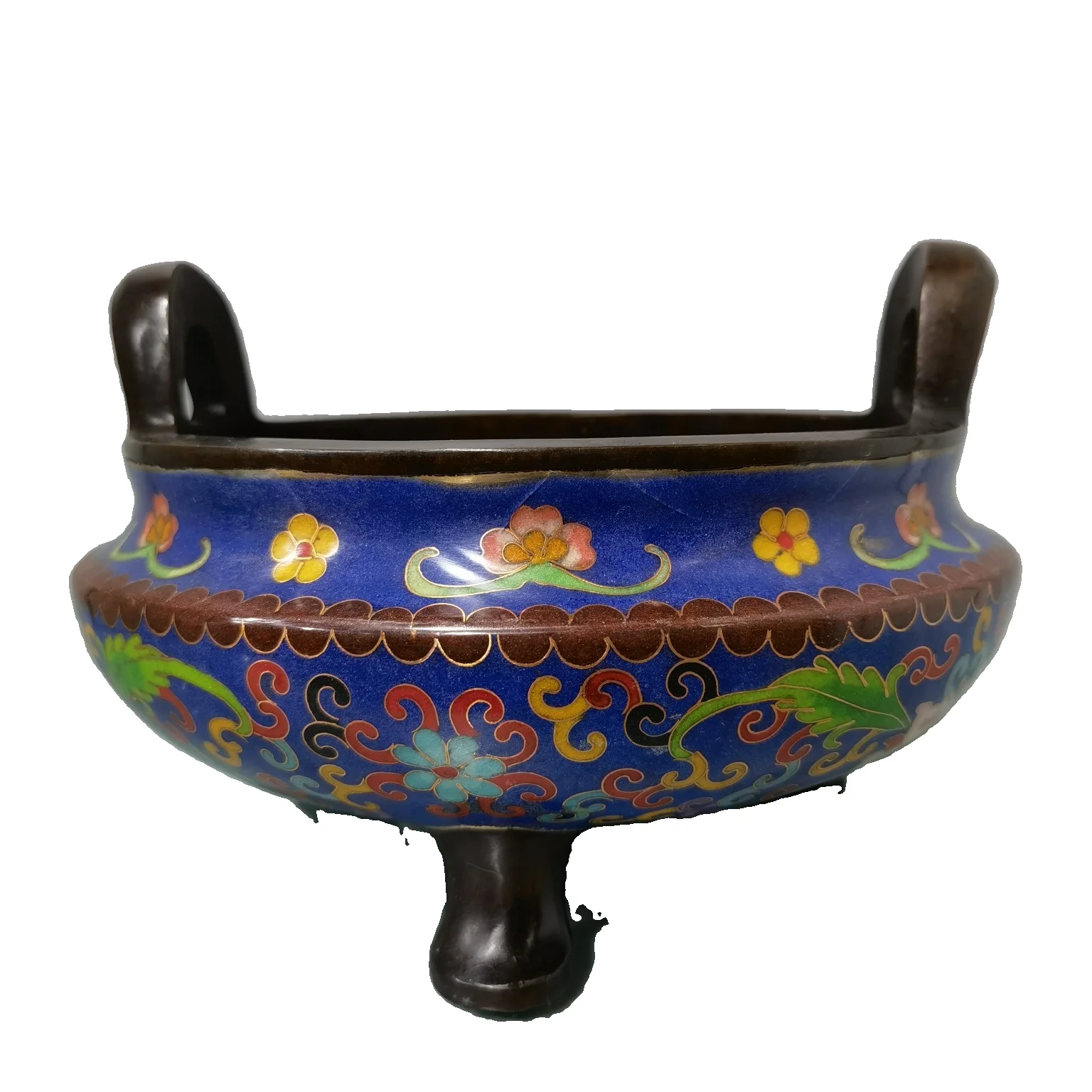 LAOJUNLU Cloisonne Ear Punching Furnace Pure Copper Chinese Traditional Style Antiques Fine Art Gifts Crafts
LAOJUNLU Cloisonne Ear Punching Furnace Pure Copper Chinese Traditional Style Antiques Fine Art Gifts Crafts