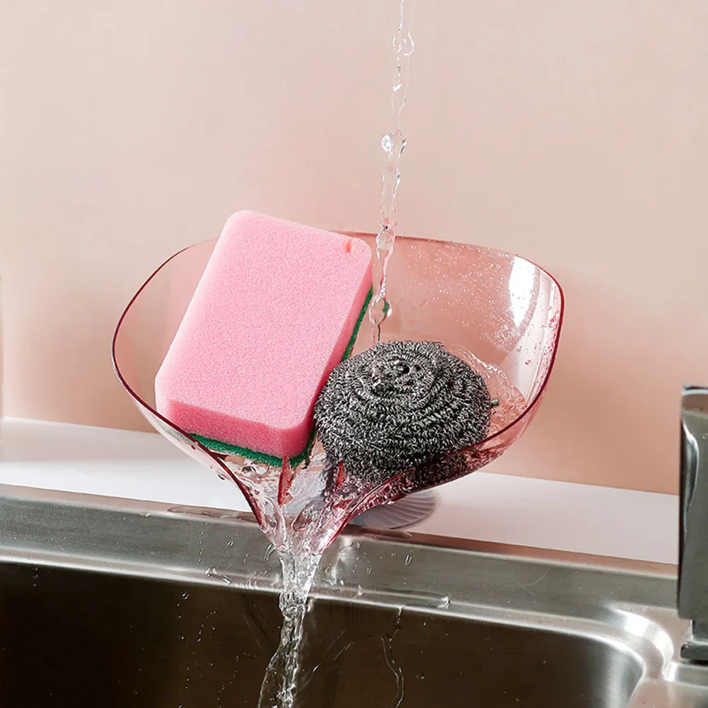Leaf Shape Soap Box Bathroom Shower Drain Soap Holder Plastic Suction Cup Sponge Storage Plate Tray Dish Kitchen Supplies
Leaf Shape Soap Box Bathroom Shower Drain Soap Holder Plastic Suction Cup Sponge Storage Plate Tray Dish Kitchen Supplies