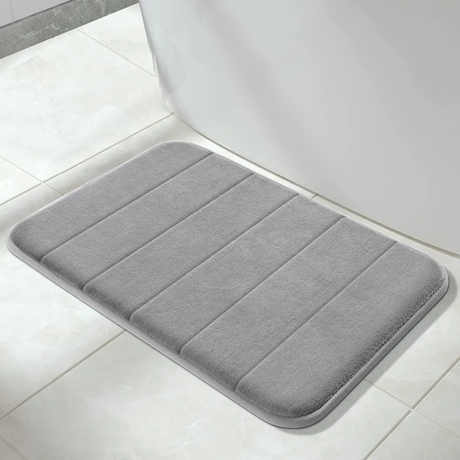 Memory Foam Bath Mat Rug, Comfortable, Soft, Super Water Absorption, Machine Wash, Non-Slip, Easier to Dry for Bathroom Floor 
Memory Foam Bath Mat Rug, Comfortable, Soft, Super Water Absorption, Machine Wash, Non-Slip, Easier to Dry for Bathroom Floor