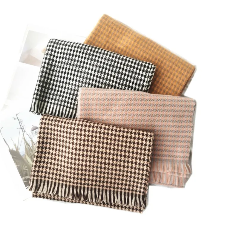 Designer Scarf Women Winter Cashmere Shawl Wraps Warm Plaid Scarves Luxury Neckerchief Pashmina Bufandas Female Foulard 2023 New
Designer Scarf Women Winter Cashmere Shawl Wraps Warm Plaid Scarves Luxury Neckerchief Pashmina Bufandas Female Foulard 2023 New