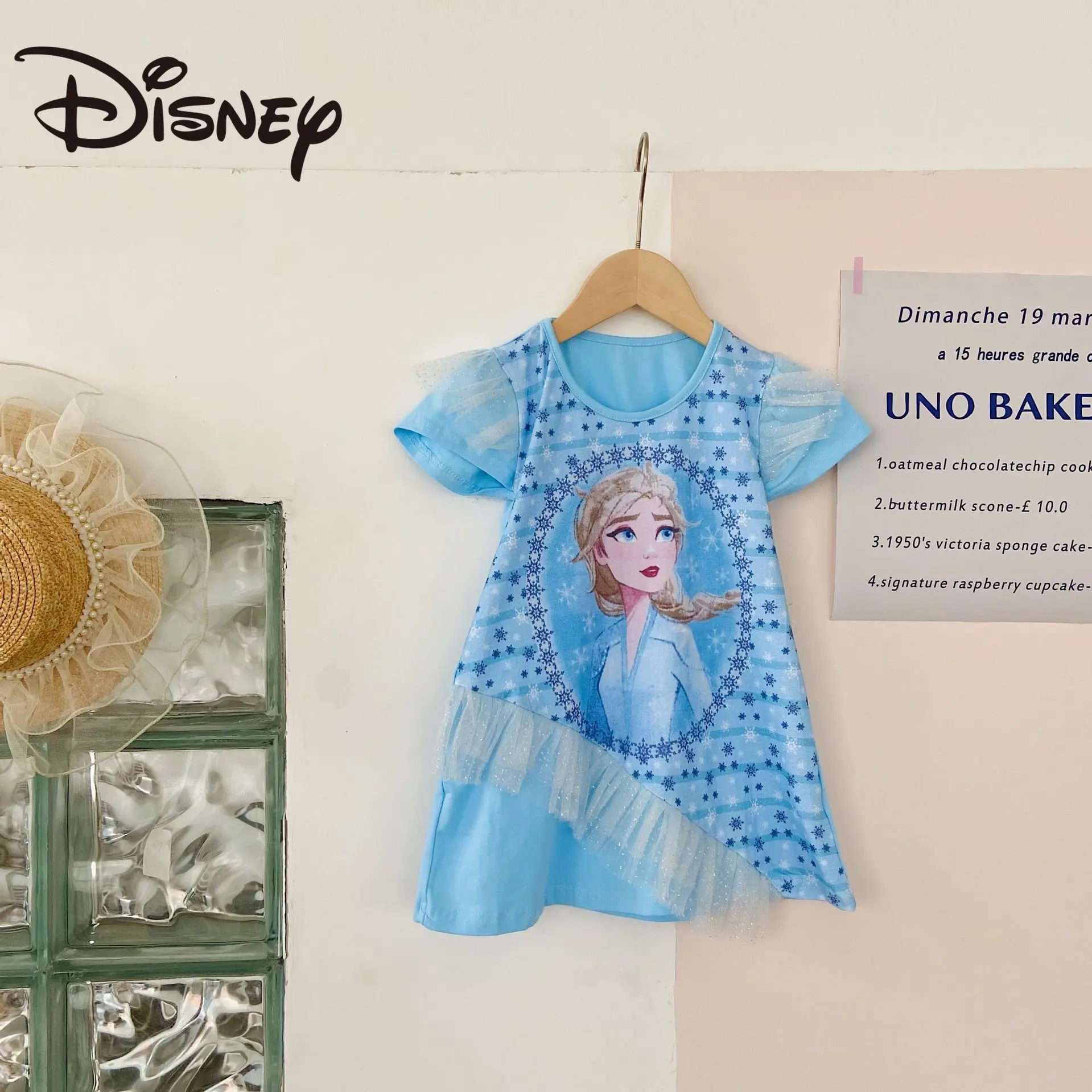Disney Children Clothes 2023 Summer New Cartoon Princess Elsa Printed Girl T-shirt Dress Baby Girl Clothing
Disney Children Clothes 2023 Summer New Cartoon Princess Elsa Printed Girl T-shirt Dress Baby Girl Clothing