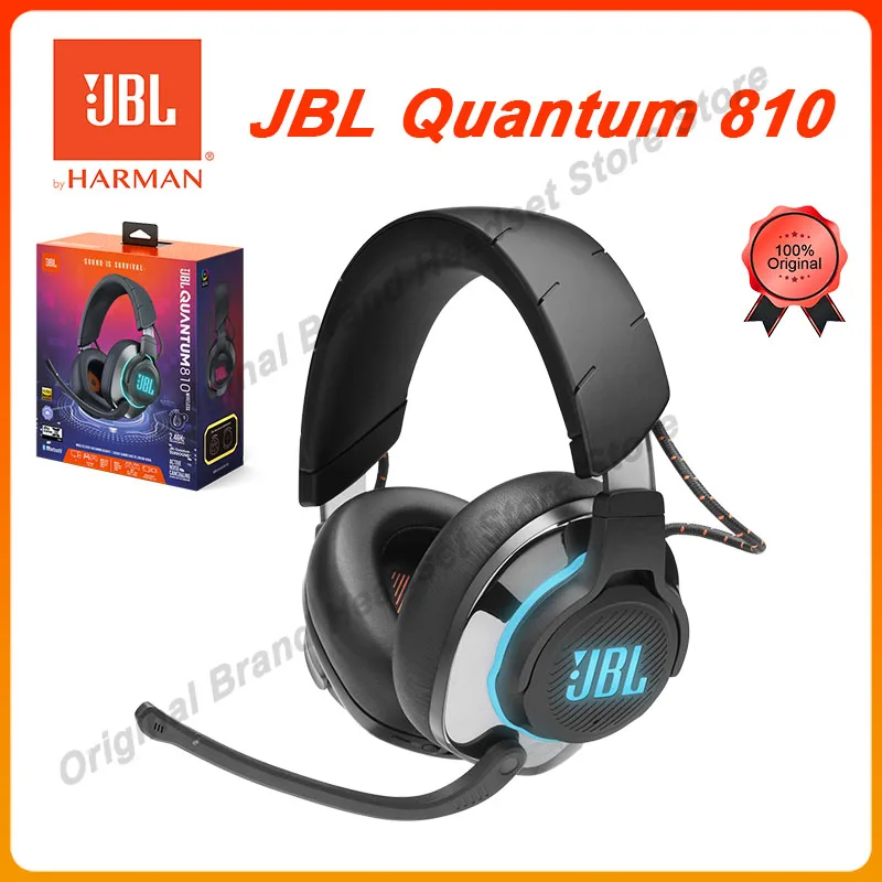 

100% Original JBL Quantum 810 Wireless Headphone ANC Hi-Res Gaming Headset 50ms Low Latency RGB Earbuds For PS5 Xbox VR Mac