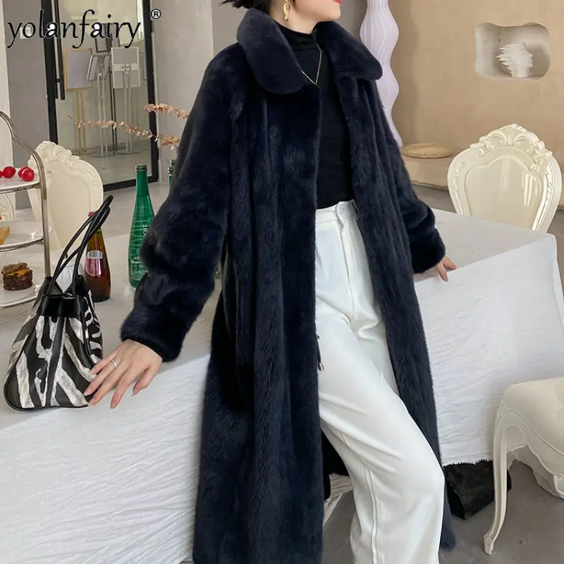 New Winter Jacket Women Real Fur Mink Coat Women's Whole Mink Fur Coats and Jackets for Women Lapel Medium Long Fur Tops FCY4203
New Winter Jacket Women Real Fur Mink Coat Women's Whole Mink Fur Coats and Jackets for Women Lapel Medium Long Fur Tops FCY4203