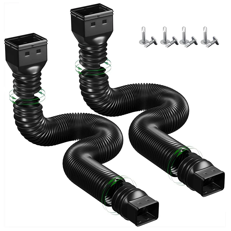 Plastic Extension Pipe Downspout 17-59 Inch Drain Extender Connector Reusable Rain Gutter Downspout Universal Rainwater Diverter
Plastic Extension Pipe Downspout 17-59 Inch Drain Extender Connector Reusable Rain Gutter Downspout Universal Rainwater Diverter