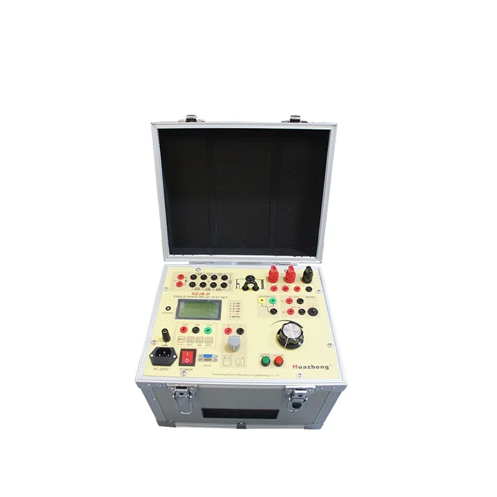 Huazheng Electric HZJB-D Microcomputor Relay Single Phase Secondary Current Test Set / Relay Protection Tester
Huazheng Electric HZJB-D Microcomputor Relay Single Phase Secondary Current Test Set / Relay Protection Tester