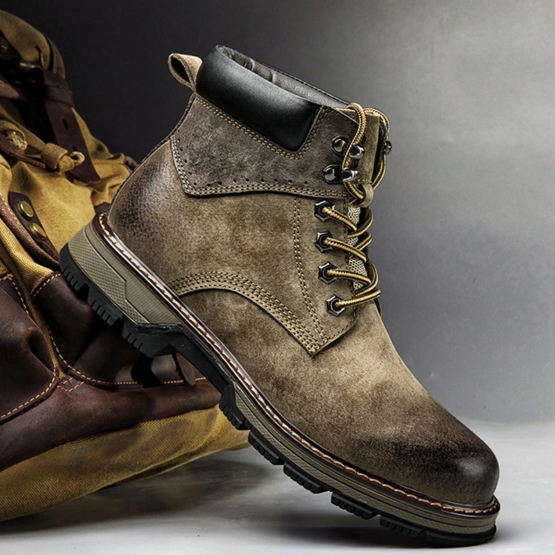 Natural Leather Winter Boots Genuine Cow leather Warmest Men Winter Shoes #98287
Natural Leather Winter Boots Genuine Cow leather Warmest Men Winter Shoes #98287