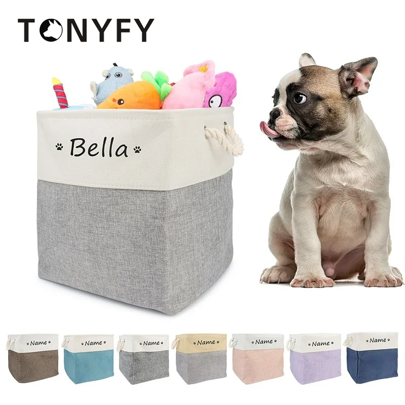 Pet Accessory Storage Box Free Custom Name DIY Personalized Basket Foldable Dogs Cats Clothes Toys Storage Box with Handle
Pet Accessory Storage Box Free Custom Name DIY Personalized Basket Foldable Dogs Cats Clothes Toys Storage Box with Handle