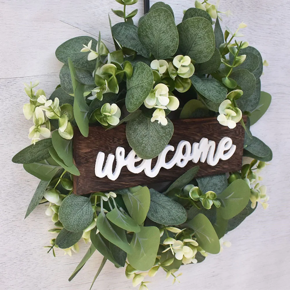 Indoor Outdoor Craft Living Room Window Spring Summer Romantic Eucalyptus Wreath Home Decor Garland Front Door Welcome Sign
Indoor Outdoor Craft Living Room Window Spring Summer Romantic Eucalyptus Wreath Home Decor Garland Front Door Welcome Sign