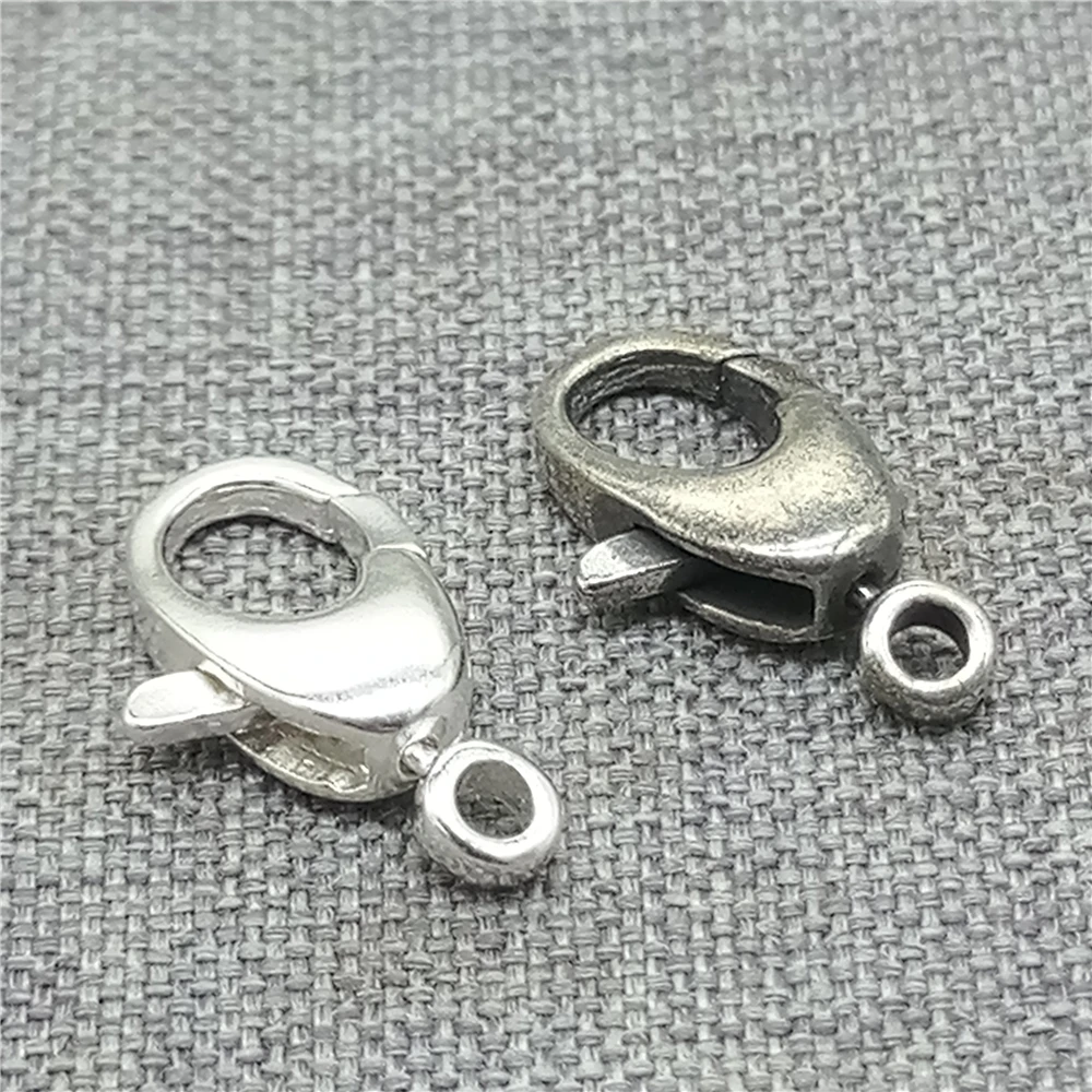 2pcs of 925 Sterling Silver Oval Trigger Lobster Clasps w/ Spin Jump Ring for Bracelet Necklace
2pcs of 925 Sterling Silver Oval Trigger Lobster Clasps w/ Spin Jump Ring for Bracelet Necklace