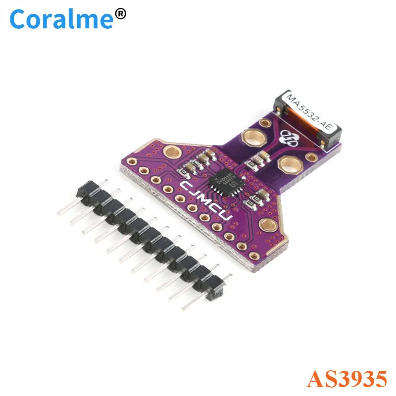 AS3935 Digital lightning Sensor Module Lightning Detection Storm Distance Sensor 2.4V to 5.5V SPI I2C Interface
AS3935 Digital lightning Sensor Module Lightning Detection Storm Distance Sensor 2.4V to 5.5V SPI I2C Interface