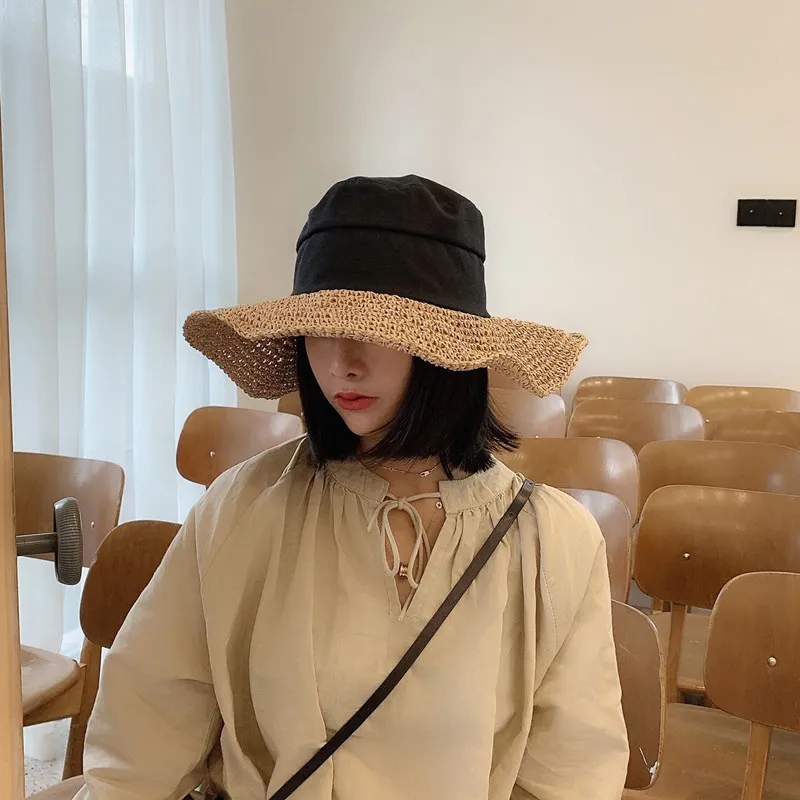 2022 Retro Cotton and Linen Stitching Fisherman Hat Women Wild Casual Straw Outdoor Big Brim Straw Hat Dome Sunscreen Sun Hat
2022 Retro Cotton and Linen Stitching Fisherman Hat Women Wild Casual Straw Outdoor Big Brim Straw Hat Dome Sunscreen Sun Hat