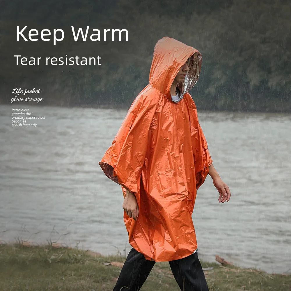 Portable Survival Raincoat Reflective Windbreak Warm Emergency First Aid RaincoaSafety Tools for Camping Military Travel Hiking
Portable Survival Raincoat Reflective Windbreak Warm Emergency First Aid RaincoaSafety Tools for Camping Military Travel Hiking