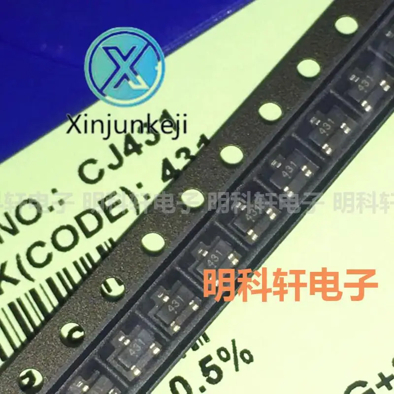 

Оригинальный Новый Шелковый экран CJ431 431 SOT23 SMD транзистор стабилизатора напряжения, 30 шт.