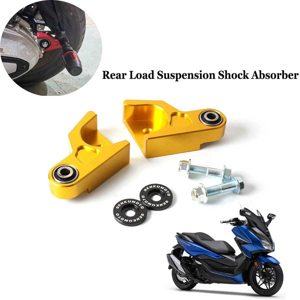 For Honda ADV350 FORZA 350 GTR FORZA350 NSS350 Motorcycle Shock Absorber Rear Suspension Lowering Link Kit Gold
For Honda ADV350 FORZA 350 GTR FORZA350 NSS350 Motorcycle Shock Absorber Rear Suspension Lowering Link Kit Gold