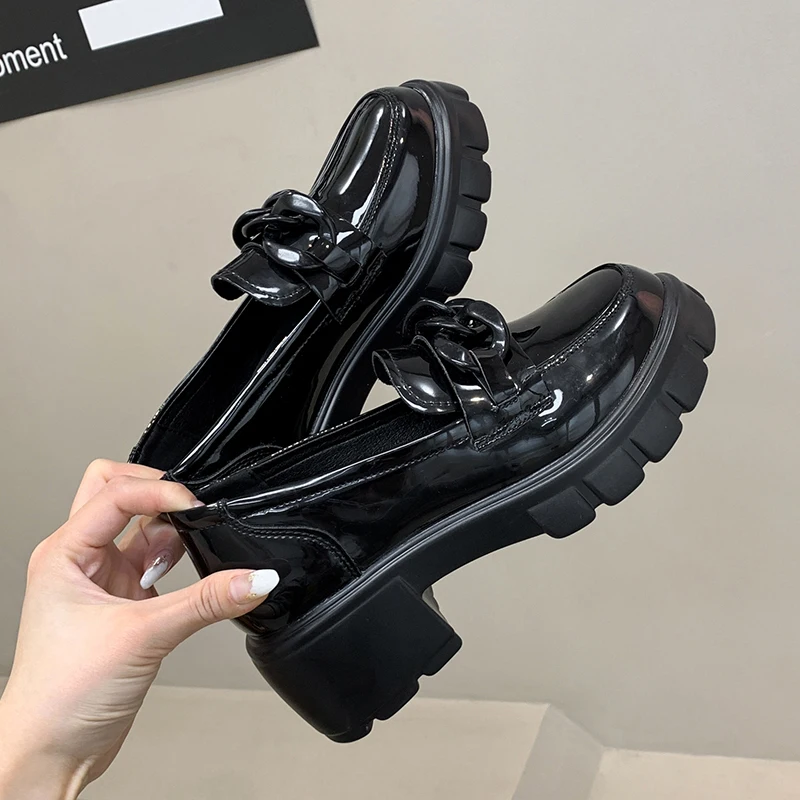 Black Platform Shoes Women's Loafers 2022 Spring Pumps Women's Spring Footwear Designer Heels Woman Sneakers Party Shoes Ladies
Black Platform Shoes Women's Loafers 2022 Spring Pumps Women's Spring Footwear Designer Heels Woman Sneakers Party Shoes Ladies