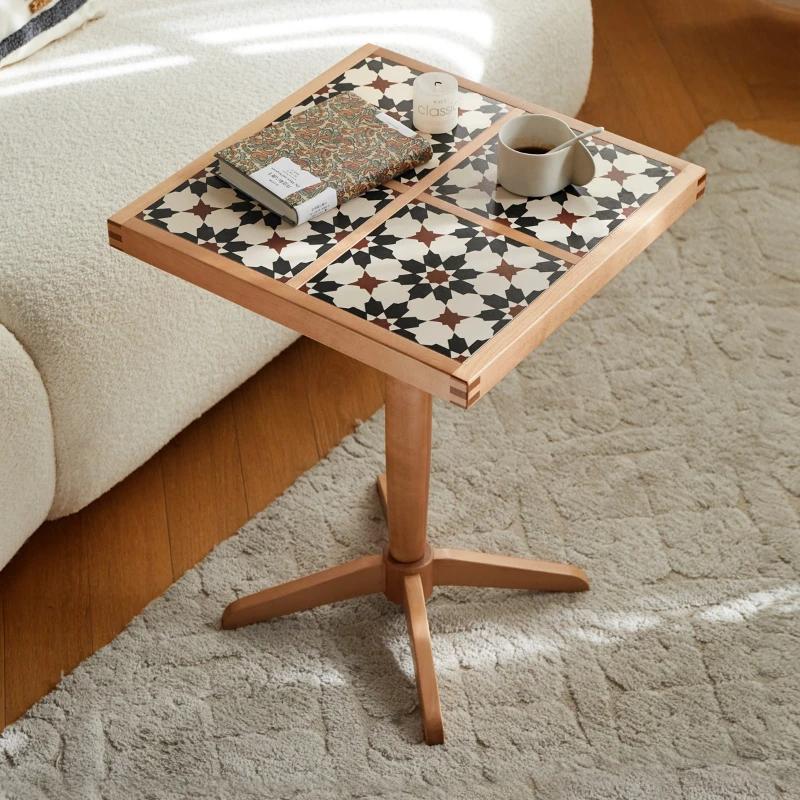 A Few Exquisite Ceramic Tiles Wood Table High Temperature Resistant Easy To Handle Small Unit Type Retro Small Square Table
A Few Exquisite Ceramic Tiles Wood Table High Temperature Resistant Easy To Handle Small Unit Type Retro Small Square Table