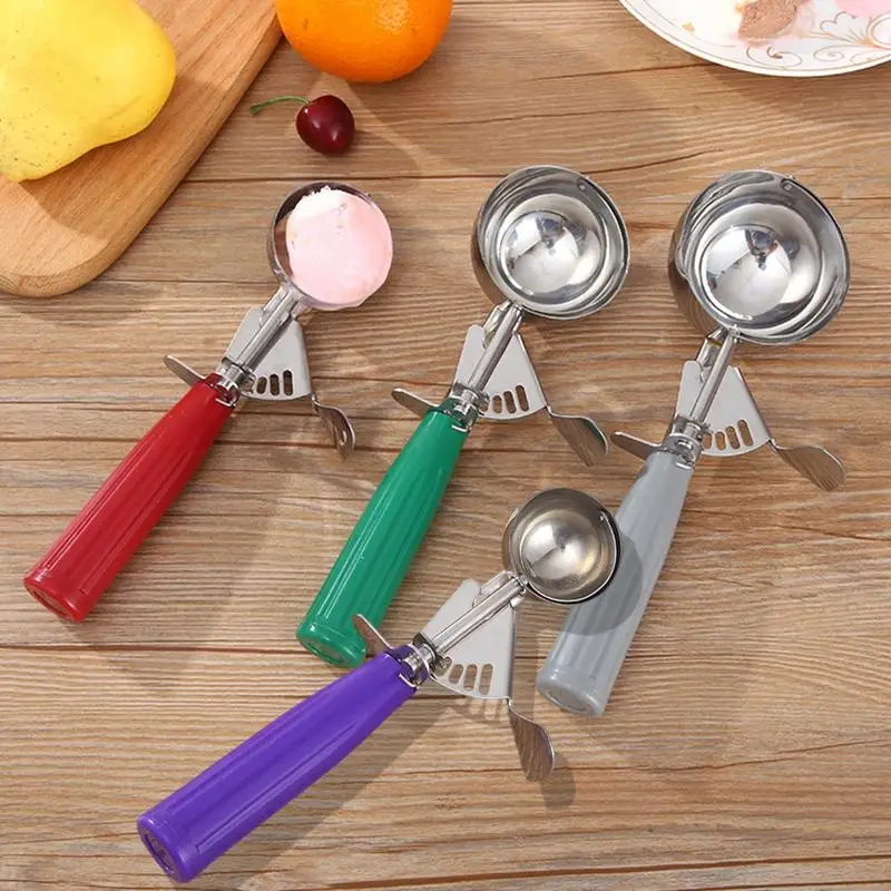 Ice Cream Scoop Stainless Steel Ice Ball Maker Potato Watermelon Fruit Yogurt Dough Meat Balls Scoop Practical Kitchen Tools
Ice Cream Scoop Stainless Steel Ice Ball Maker Potato Watermelon Fruit Yogurt Dough Meat Balls Scoop Practical Kitchen Tools