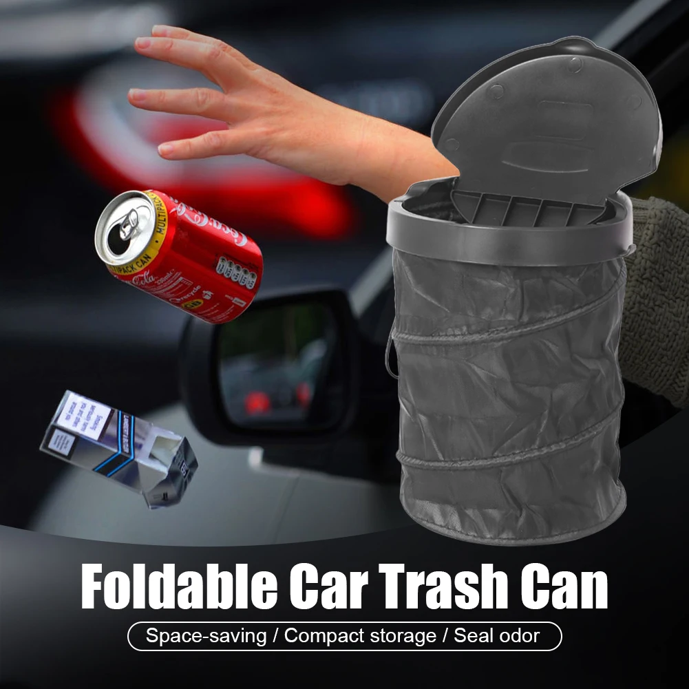 Universal Folding Trash Can with Lid Waterproof Garbage Can Multifunctional Storage Bag Armrest Center Console Auto Organizer
Universal Folding Trash Can with Lid Waterproof Garbage Can Multifunctional Storage Bag Armrest Center Console Auto Organizer