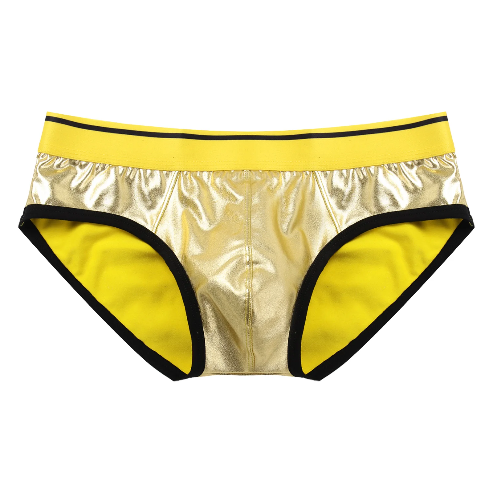 Mens Metallic Bulge Pouch Briefs Swimwear Underwear Low Waist Elastic Waistband Underpants Sportwear Sexy Briefs 
Mens Metallic Bulge Pouch Briefs Swimwear Underwear Low Waist Elastic Waistband Underpants Sportwear Sexy Briefs