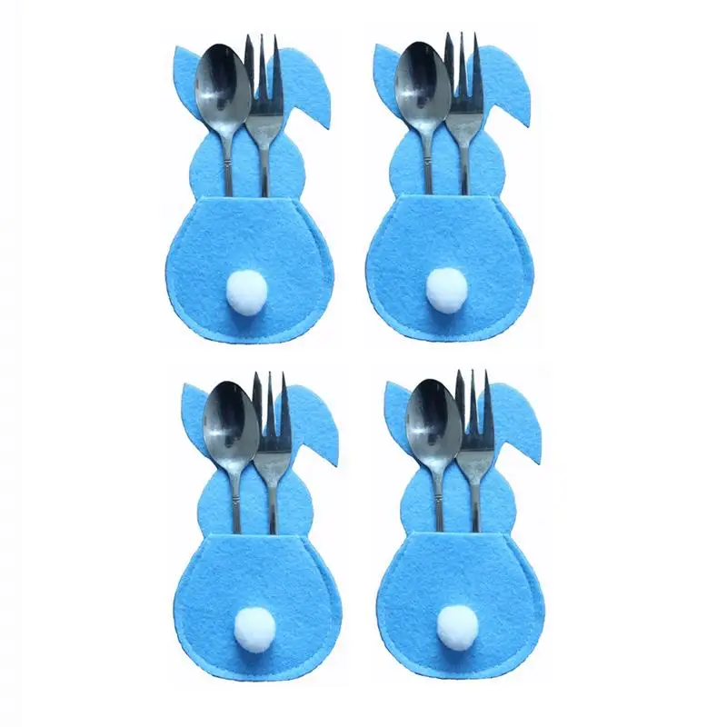 4pcs Easter Bunny Utensil Cutlery Holders Reusable Silverware Bag For Knives Forks Easter Table Decoration For Easter Party
4pcs Easter Bunny Utensil Cutlery Holders Reusable Silverware Bag For Knives Forks Easter Table Decoration For Easter Party