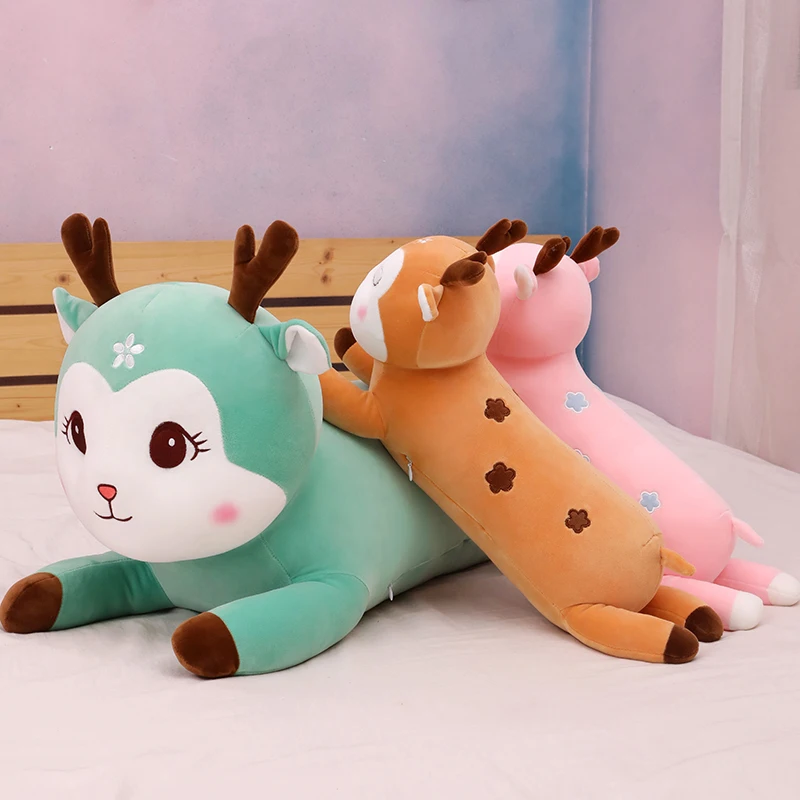 120cm Cute Soft Long Sika Deer Plush Toys Office Nap Pillow Home Comfort Cushion Child Decor Christmas Gift Cotton Doll
120cm Cute Soft Long Sika Deer Plush Toys Office Nap Pillow Home Comfort Cushion Child Decor Christmas Gift Cotton Doll