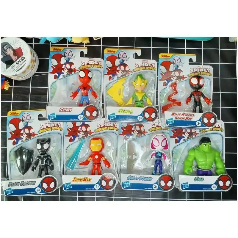 Marvel Action Figure Spidey And His Amazing Friends Spiderman Miles Morales Kids Toys Car 4inch Ghost-spider Black Pather
Marvel Action Figure Spidey And His Amazing Friends Spiderman Miles Morales Kids Toys Car 4inch Ghost-spider Black Pather