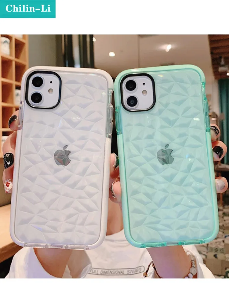 Transparent Case for iPhone 14 13 Mini 11 Pro Max XR XS 7 8 Plus SE 2020 Soft TPU Diamond Pattern Back Cover Rugged Bumper Capa
Transparent Case for iPhone 14 13 Mini 11 Pro Max XR XS 7 8 Plus SE 2020 Soft TPU Diamond Pattern Back Cover Rugged Bumper Capa