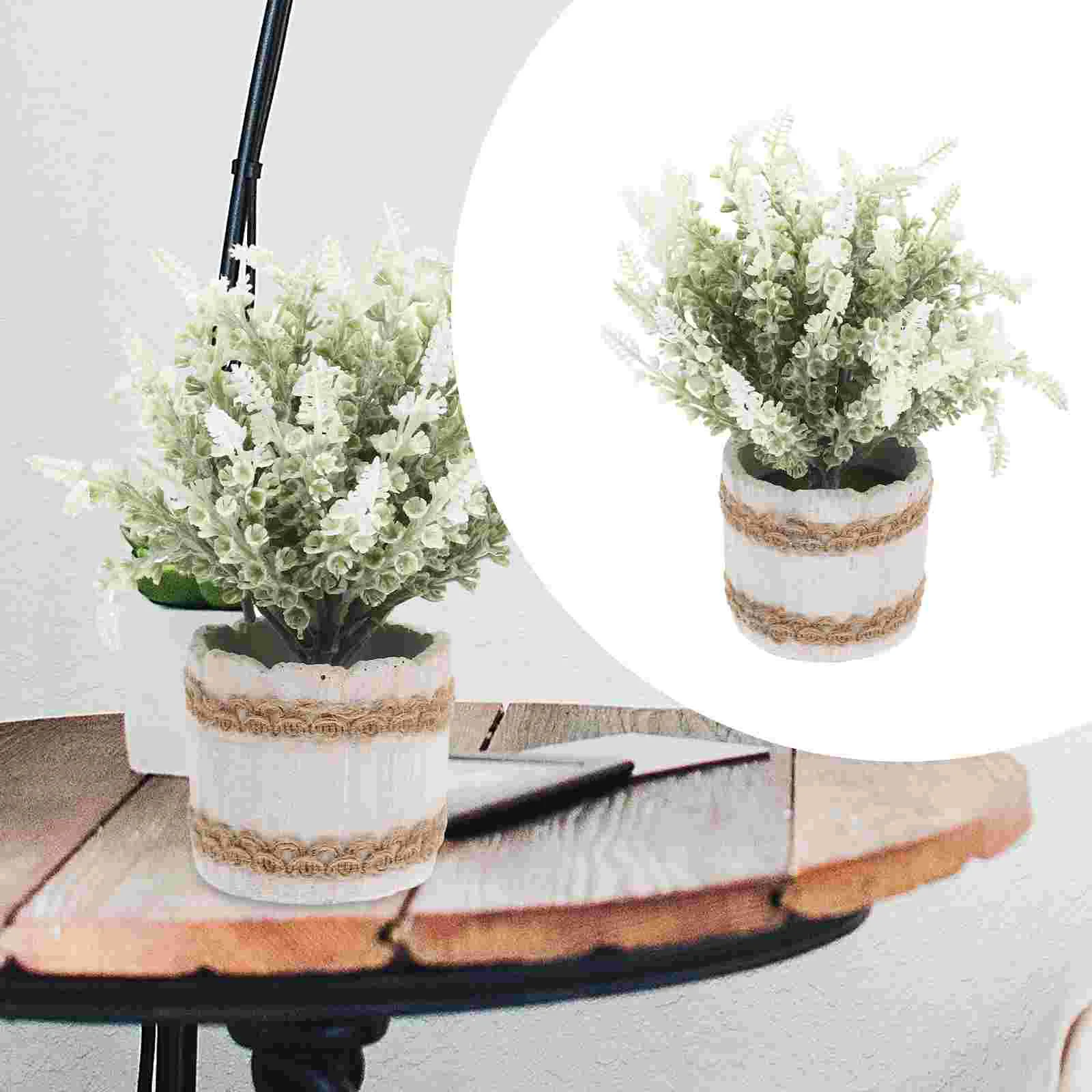 Lavender Fakepotted Artificialfaux Decor Bonsai Pots Flowers Flowerbathroom Arrangements Floral Purple Lifelike Pot Ornament
Lavender Fakepotted Artificialfaux Decor Bonsai Pots Flowers Flowerbathroom Arrangements Floral Purple Lifelike Pot Ornament