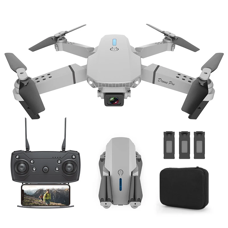 NEW E88 Pro Drone With Wide Angle HD 4K Dual Camera Height Hold Wifi FPV RC Foldable Quadcopter Dron Toys
NEW E88 Pro Drone With Wide Angle HD 4K Dual Camera Height Hold Wifi FPV RC Foldable Quadcopter Dron Toys