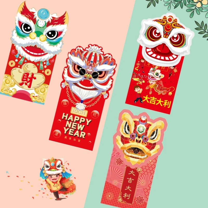 Creative Three-Dimensional Red Envelopes, Spring Festival, Large Chinese Thick Pressure Bag, Lion Dance, New Year, 36Pcs, 2024
Creative Three-Dimensional Red Envelopes, Spring Festival, Large Chinese Thick Pressure Bag, Lion Dance, New Year, 36Pcs, 2024