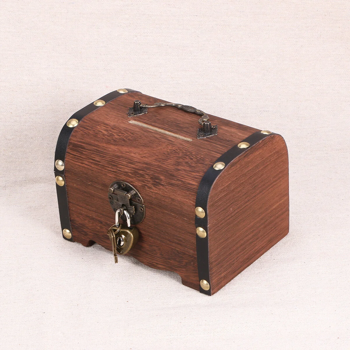 Wooden Storage Box Box Piggy Bank with Lock and Keys, Storage Box for Keepsakes,, Jewelry, Treasures
Wooden Storage Box Box Piggy Bank with Lock and Keys, Storage Box for Keepsakes,, Jewelry, Treasures