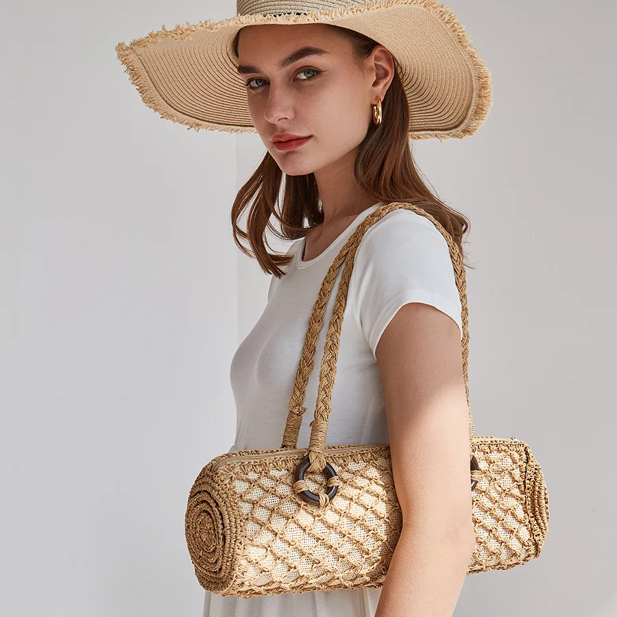 INS Hot Vintage Woven Beach Straw Bags for Women 2022 Summer Mesh French Underarm Shoulder Women's Bag
INS Hot Vintage Woven Beach Straw Bags for Women 2022 Summer Mesh French Underarm Shoulder Women's Bag