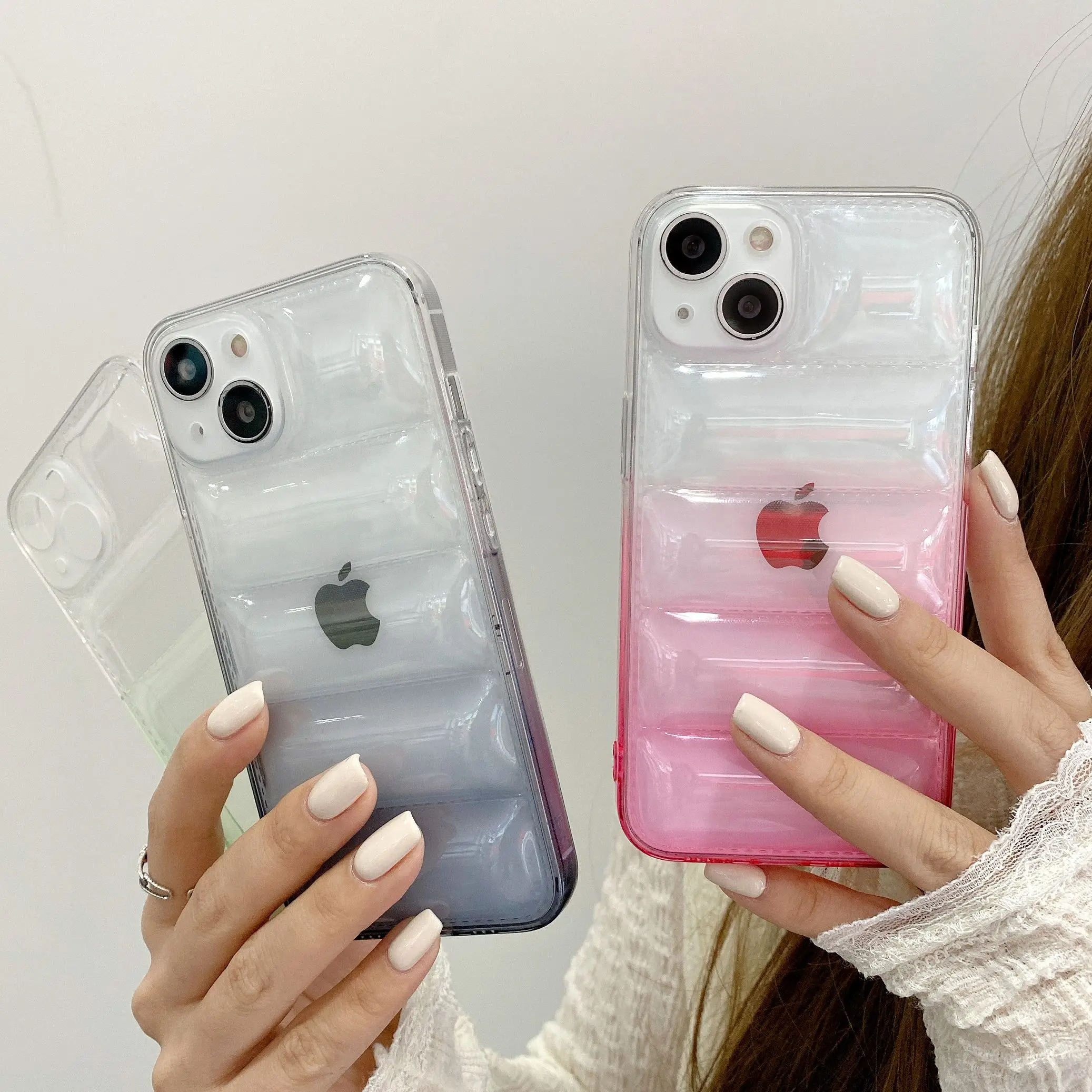 Case For iPhone 13 12 Pro Max Transparent Gradient Down Jacket Camera Back Cover For iPhone 11 Pro XS Max X XR 7 8 Plus Cases
Case For iPhone 13 12 Pro Max Transparent Gradient Down Jacket Camera Back Cover For iPhone 11 Pro XS Max X XR 7 8 Plus Cases