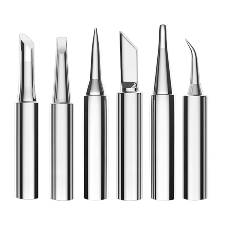 6 Pieces Lead-Free Welding Tips Head Soldering Iron Tips 936 6 Types for Solderi E65B
6 Pieces Lead-Free Welding Tips Head Soldering Iron Tips 936 6 Types for Solderi E65B