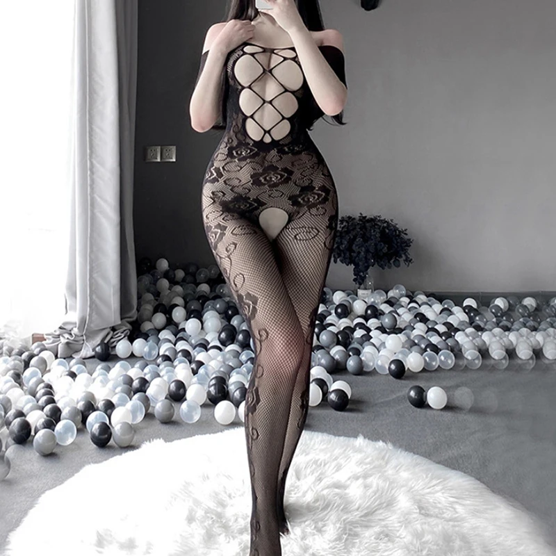 Women Sexy Lingerie Lace Hollow Out Mesh Bodysuit Erotic Lingerie Open Crotch Elasticity Bodystocking Porno Sexy Underwear
Women Sexy Lingerie Lace Hollow Out Mesh Bodysuit Erotic Lingerie Open Crotch Elasticity Bodystocking Porno Sexy Underwear